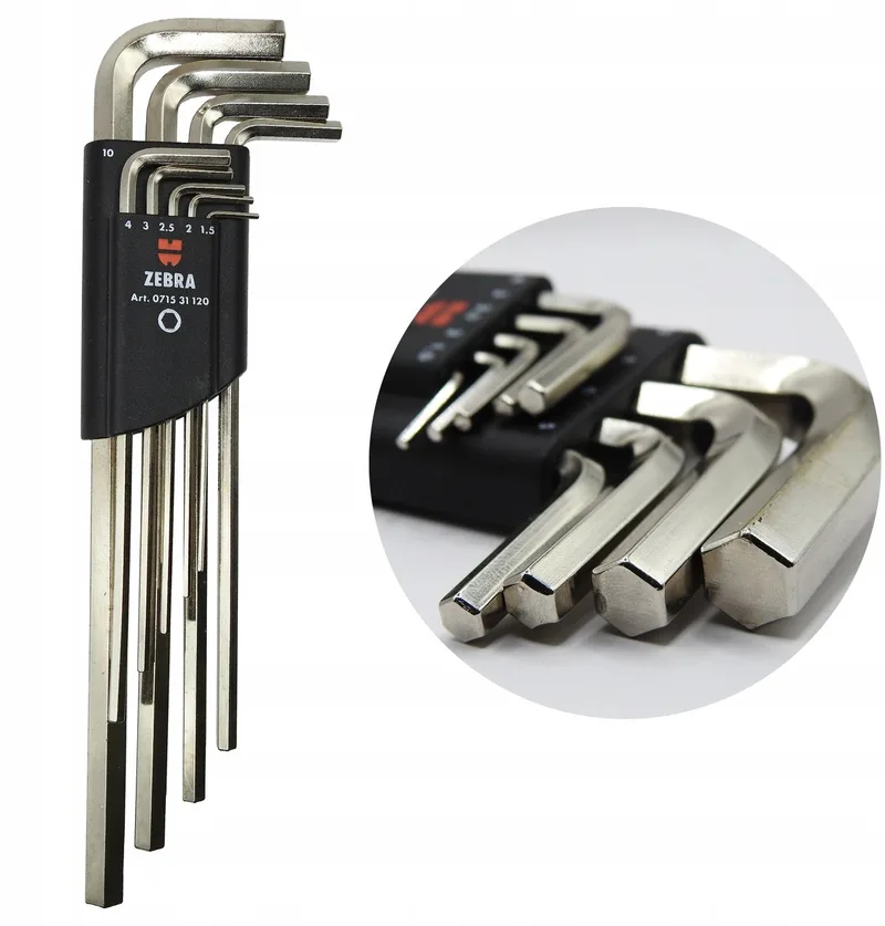 Lange Inbussleutel Set 1.5-10MM 9 Delig - Sterk & Duurzaam von Würth – Produktbild