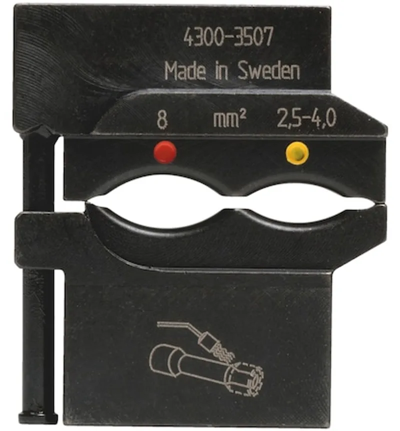 Persinz. v. krimptang, eind/tak verb. - Klembek Voor krimptang Mobile Crimp Tool x 1 st de Würth – image du produit