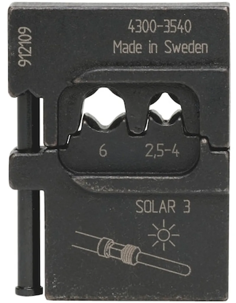 Persinzetstuk v. krimptang, solar verbinders - Klembek Voor krimptang Mobile Crimp Tool x 1 st de Würth – image du produit