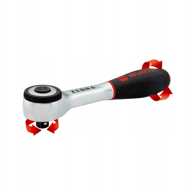 Ratel met 360° Draaibare Handgreep 3/8" 175mm by Würth – product image