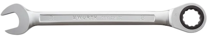 Ratelringsteeksleutel metrisch, recht - Metrische ratelringsteeksleutel met POWERDRIV® by Würth – product image