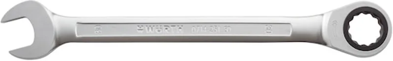 Ratelringsteeksleutel metrisch, recht - Metrische ratelringsteeksleutel met POWERDRIV® by Würth – product image