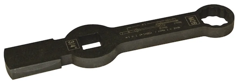 Slagmoersleutel remzadel 3/4 inch 12-punts - Slagmoersleutel remzadel 3/4 inch VOOR BEDRIJFSVOERTUIGEN, MB/DAF x 1 st fra Würth – produktbillede