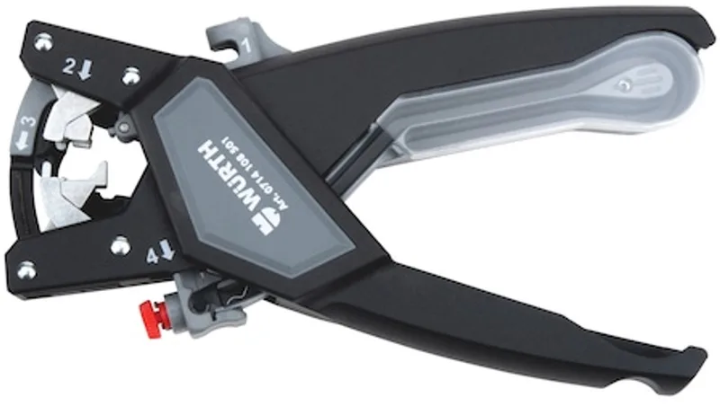 Strip- en krimptang QUADRO - Strip- en krimptang QUADRO x 1 st de Würth, Noir – image du produit