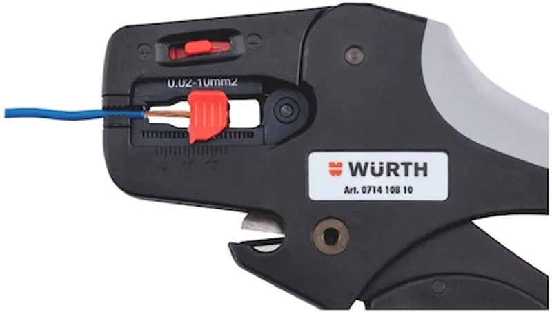 Striptang met 2C handgreep - Striptang, verstelbaar x 1 st de Würth, Rouge – image du produit