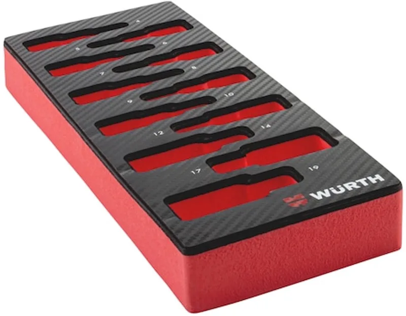 Systeeminlay 2.4.1, dopsleutel 1/2 inch binnenzeskant - Systeeminlay 2.4.1, dopsleutel 1/2 inch binnenzeskant x 1 st de Würth, Rouge – image du produit