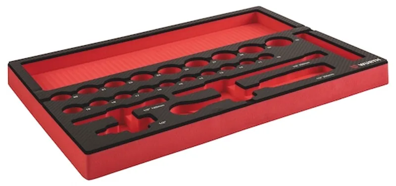Systeeminlay 8.4.1, dopsleutel 1/2 inch - Systeeminlay 8.4.1, dopsleutel 1/2 inch x 1 st de Würth, Carbon – image du produit