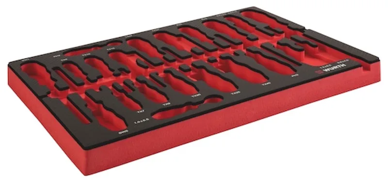 Systeeminlay 8.4.1, schroevendraaier - Systeeminlay 8.4.1, schroevendraaier x 1 st von Würth, Schwarz – Produktbild