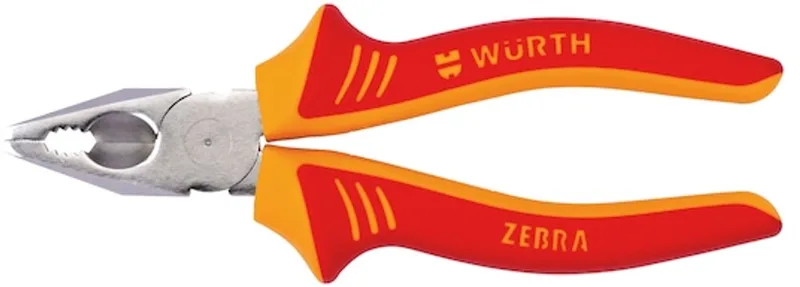 VDE-combinatietang DIN ISO 5746 IEC 60900 2C-handg - VDE combinatietang DIN ISO 5746, IEC 60900 by Würth, Orange – product image