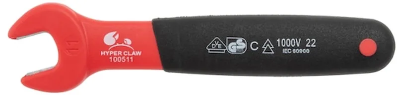 VDE enkele steeksleutel 1C-isolatie - Enkele steeksleutel VDE recht en metrisch x 1 st von Würth – Produktbild