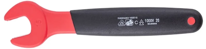 VDE enkele steeksleutel 1C-isolatie - Enkele steeksleutel VDE recht en metrisch x 1 st de Würth – image du produit