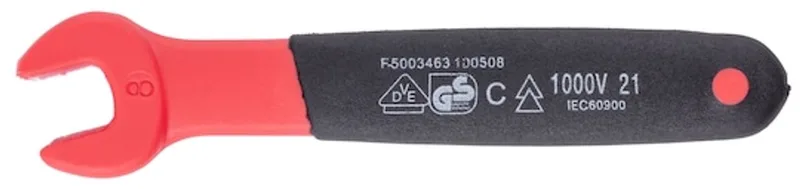 VDE enkele steeksleutel 1C-isolatie - Enkele steeksleutel VDE recht en metrisch x 1 st de Würth – image du produit