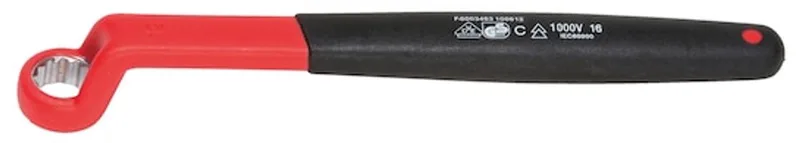VDE-ringsleutel, doorgezet, EN 60900 - Metrische VDE-ringsleutel x 1 st von Würth – Produktbild