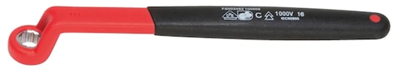 VDE-ringsleutel, doorgezet, EN 60900 - Metrische VDE-ringsleutel x 1 st fra Würth – produktbillede