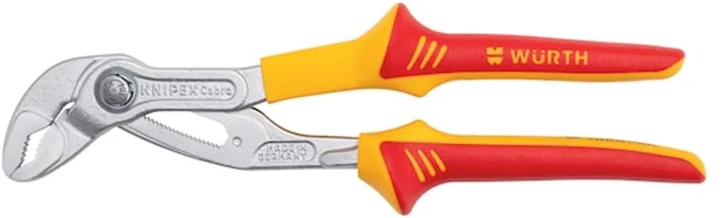 VDE-waterpomptang DIN ISO 8976 - IEC 60900 - VDE-waterpomptang DIN ISO 8976 - IEC 60900 de Würth, Jaune – image du produit