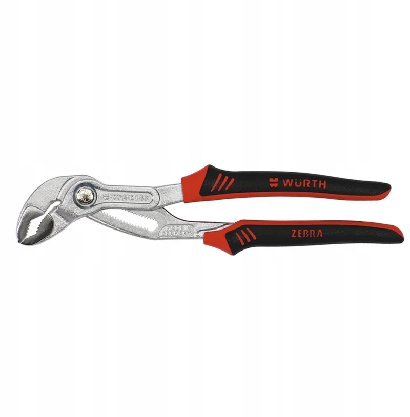 Verstelbare waterpomptang 250mm - 10-46mm, Chroom, Hard Kaken de Würth – image du produit