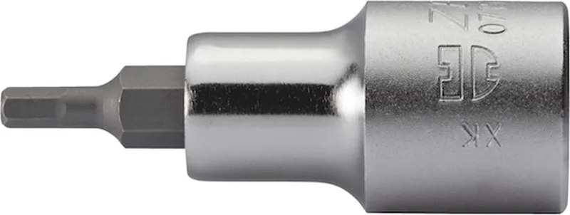 Wurth - 1/2 inch dopsleutel metrisch binnenzeskant - 1/2 inch dopsleutel, metrisch Soort aandrijving Binnenvierkant Sleutelwijdte 19 mm by Würth, Chrome – product image