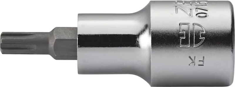 Wurth - 1/2 inch dopsleutel RIBE - 1/2 inch cilinderkop dopsleutel RIBE Wigvormig Aansluiting RI Soort aandrijving Binnenvierkant by Würth, Silver – product image