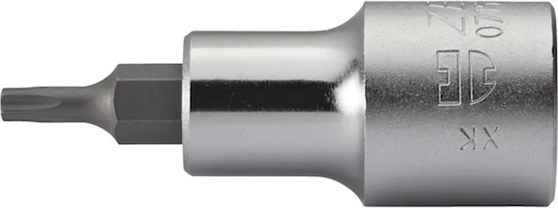 Wurth - 1/2 inch dopsleutel TX kort - 1/2 inch dopsleutel-inzetstuk Voor TX-schroeven, kort Aansluiting TX55 Soort aandrijving Binnenvierkant by Würth, Silver – product image