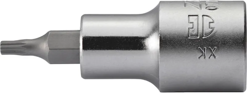 Wurth - 1/2 inch dopsleutel veeltand kort - 1/2 inch dopsleutel-inzetstuk Drievoudig vierkant, kort Aansluiting XZN Soort aandrijving Binnenvierkant de Würth – image du produit