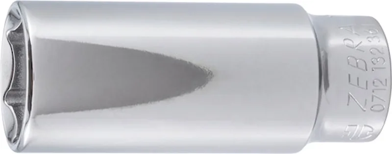 Wurth - 1/2 inch dopsleutel, zeskant, inch, lang - 1⁄2 inch dopsleutel, inch, zeskant, lang met kogelbevestigingsgroef x 10 st Soort aandrijving Binnenvierkant Sleutelwijdte 15/16 inch de Würth, Argent – image du produit