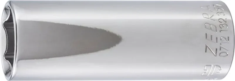 Wurth - 1/2 inch dopsleutel, zeskant, inch, lang - 1⁄2 inch dopsleutel, inch, zeskant, lang met kogelbevestigingsgroef Soort aandrijving Binnenvierkant Sleutelwijdte 13/16 inch de Würth, Argent – image du produit