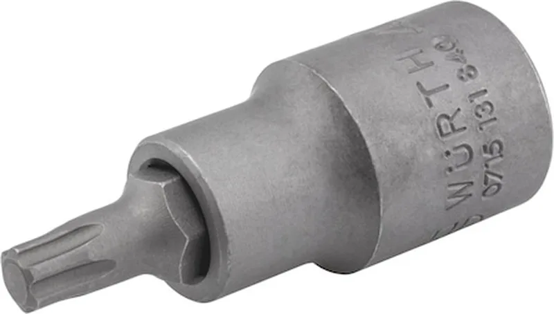 Wurth - 1/2 inch TX-IP dopsleutel - 1/2 inch dopsleutel TX IP Aansluiting TX40 Soort aandrijving Binnenvierkant by Würth, Grey – product image