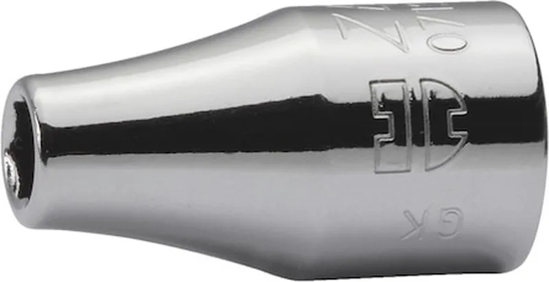 Wurth - 1/4 inch dopsleutel metrisch zeskant kort - 1/4 inch dop, metrisch kort Soort aandrijving Binnenvierkant Sleutelwijdte 13 mm by Würth, Silver – product image