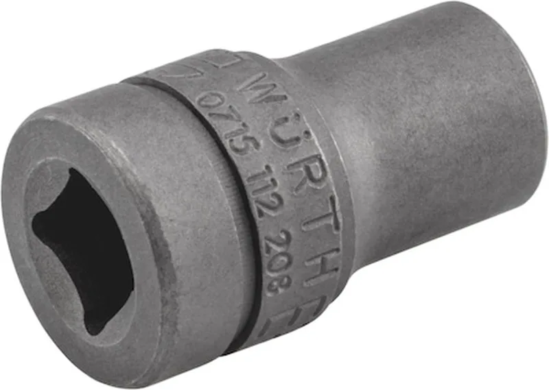Wurth - 1/4 inch dopsleutel TX plus - 1/4 inch dopsleutel TX Plus Soort aandrijving Binnenvierkant Aansluiting E8 von Würth, Grau – Produktbild