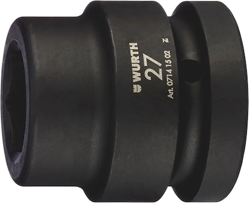 Wurth - 1 inch krachtdopsleutelinzet, met., zeskant, kort - 1 inch krachtdopsleutel zeskant, metrisch, kort x 1 st Sleutelwijdte 30 mm de Würth, Noir – image du produit