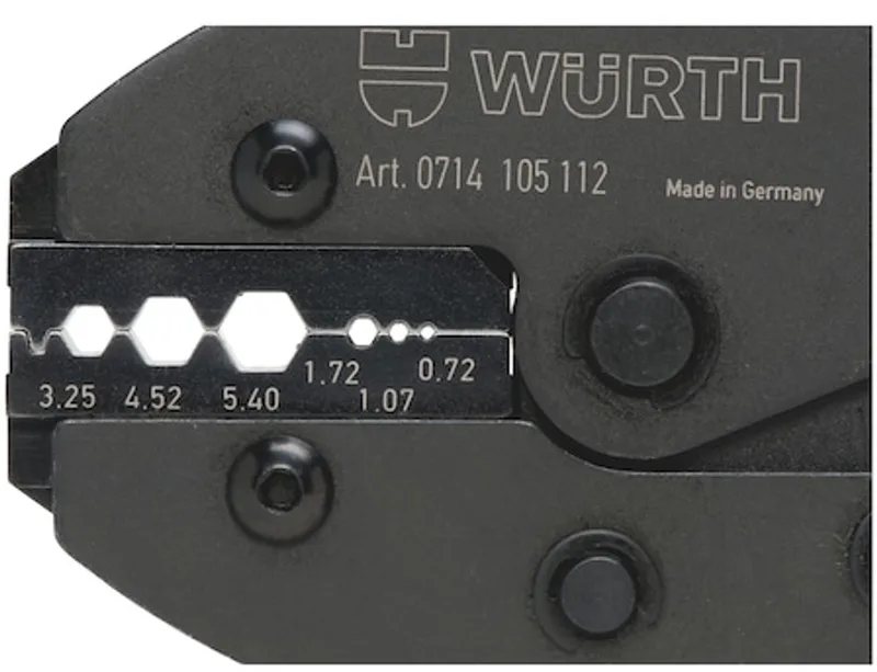 Wurth - 2C-krimptang voor BNC coaxkabelverbinders - Krimptang Voor BNC-coaxconnectoren x 1 st de Würth – image du produit