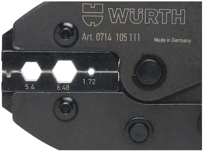 Wurth - 2C-krimptang voor BNC coaxkabelverbinders - Krimptang Voor BNC-coaxconnectoren x 1 st de Würth, Noir – image du produit