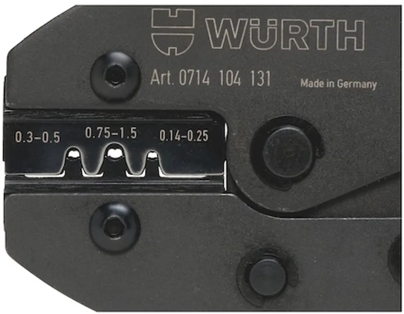 Wurth - 2C-krimptang voor niet-geïsol. platte kabelverbinders - Krimptang Voor niet-geïsoleerde platte connectors x 1 st de Würth – image du produit