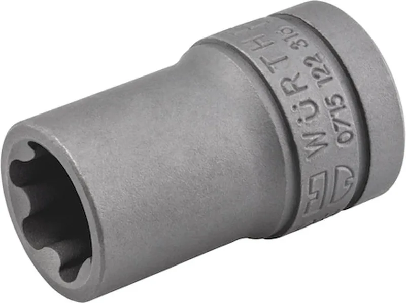 Wurth - 3/8 inch TX-plus dopsleutel - 3/8 inch dopsleutel TX Plus Soort aandrijving Binnenvierkant Aansluiting E14 de Würth – image du produit