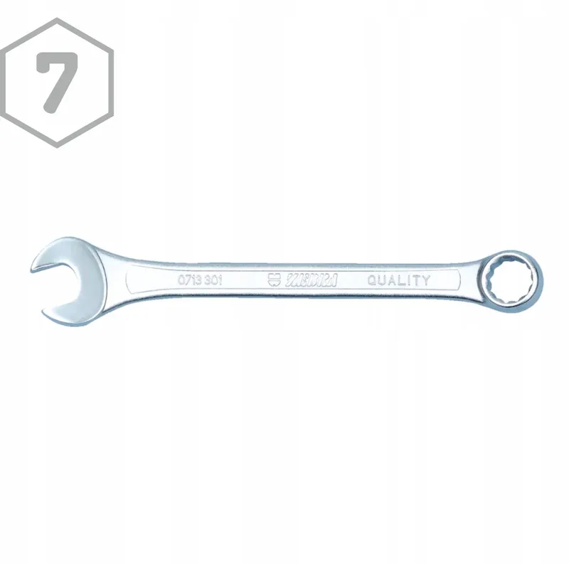 Zebra Ringsleutel Kort 7mm Chroom-Vanadium Staal von Würth – Produktbild