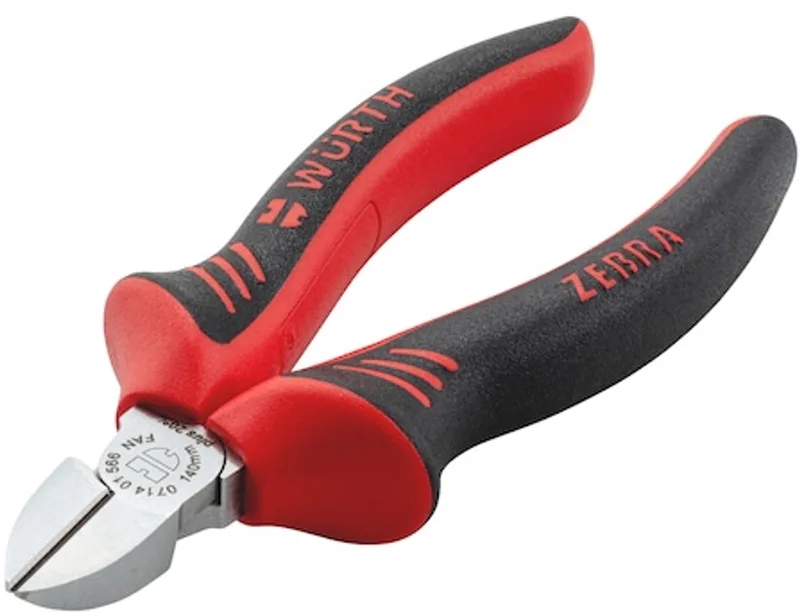 Zijkniptang DIN ISO 5749 2C-handgreep - Zijkniptang DIN ISO 5749 von Würth, Silber – Produktbild