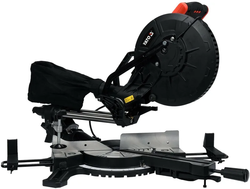 Afkort- en Verstekzaag - 1800W - Ø 255mm - 36 Tands zaagblad - Telescopisch - Met lasergeleider - Voor hout & Metaal van Yato – productafbeelding