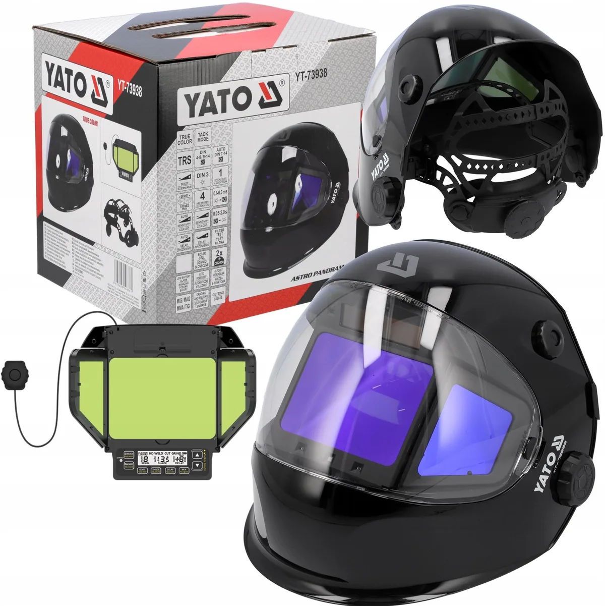 Astro Panorama Lashelm True Color Zelfdonkerend van Yato – productafbeelding