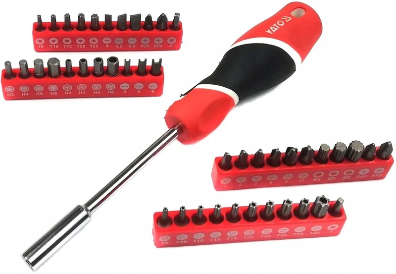 Bitset 44 Delen 1/4'' met Schroevendraaier - Kwaliteit & Precisie by Yato – product image