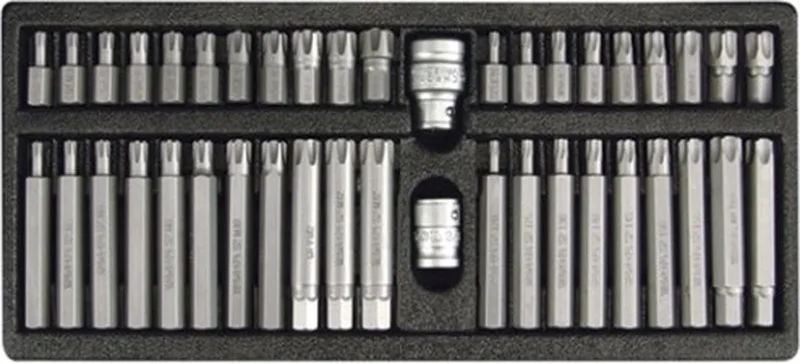 bitset Ribe en Torx TR YT-0420 - 42-delig, S2-staal, 3/8 en 1/2 inch van Yato – productafbeelding