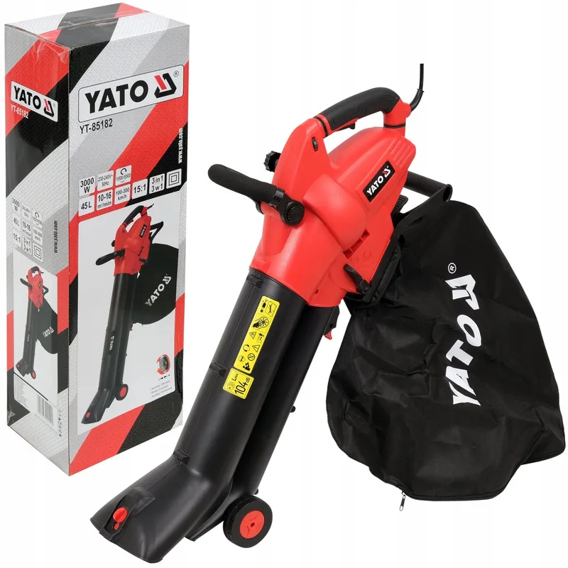 Bladblazer/Stofzuiger 3000W 45L met Versnipperaar by Yato – product image
