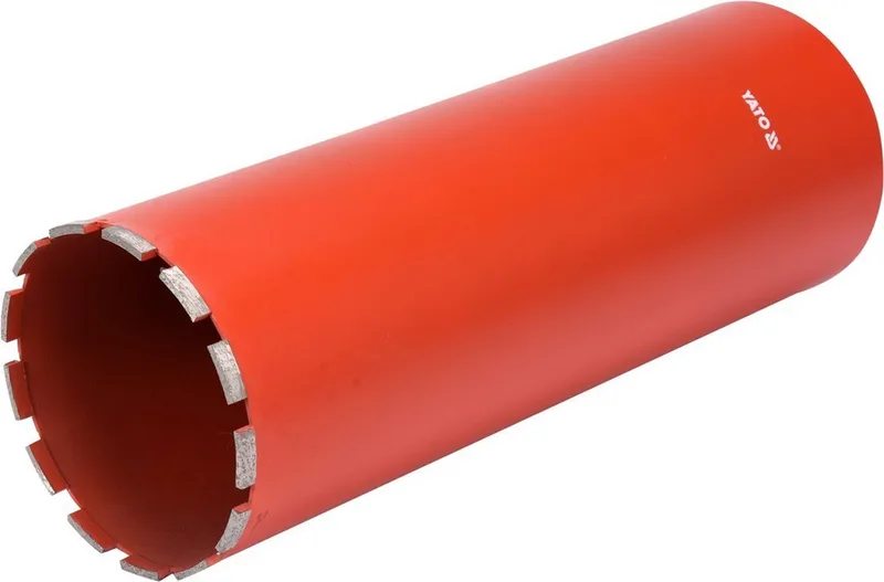 Bohrkrone Diamantbohrkrone Stahlbeton Beton, Granit, Kalksandstein 152mm, 1 1/4", Bohrkrone, 1-tlg., Bohrkrone de Yato, Multicolore, Rouge – image du produit