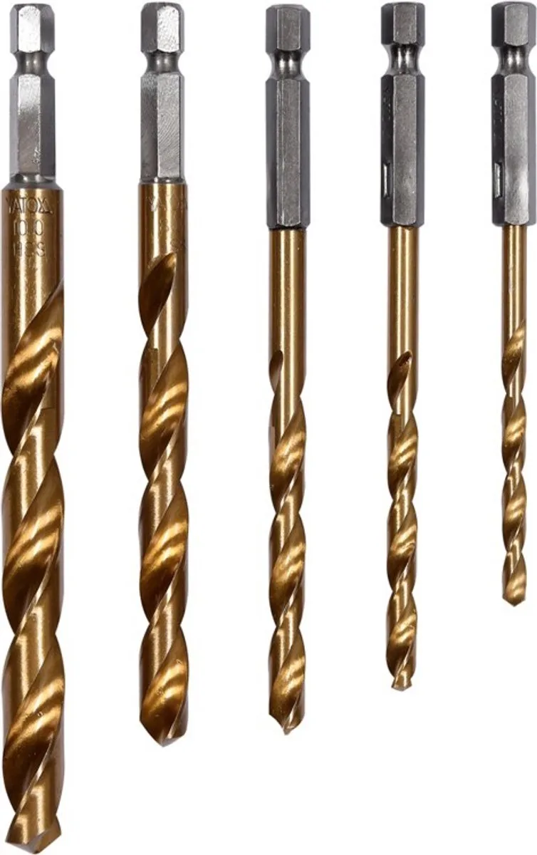 Boormachine Accessoire - Titanium Metaalborenset - 4-10mm - Hex Houders by Yato – product image