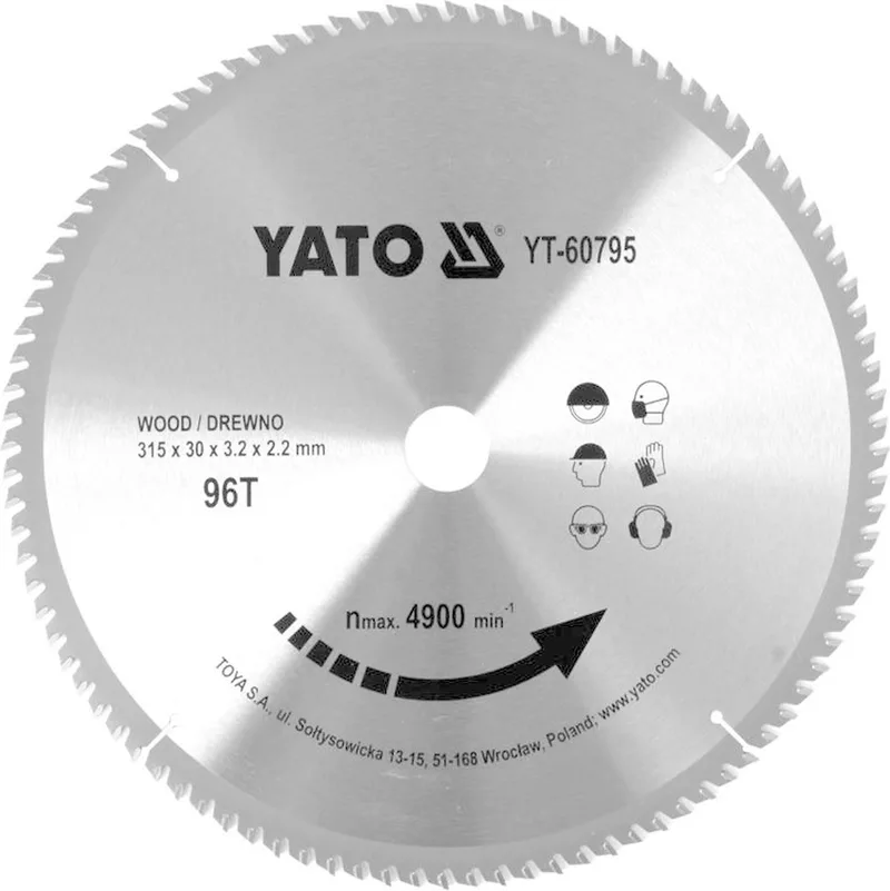 Cirkelzaagblad Ø315 mm - 96T - binnendiameter 30 mm by Yato – product image