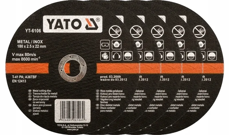 Diamantzaagblad 125x2.5mm voor Roestvrij Staal von Yato – Produktbild