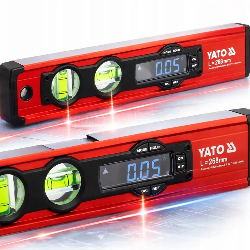 Digitale waterpas 268 mm magnetisch - Precisie en 4 meetmodi von Yato – Produktbild