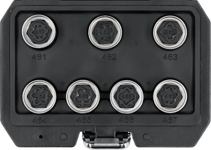 Dop DOPEL Velgen Dopsleutel Set - 7 Delig by Yato – product image