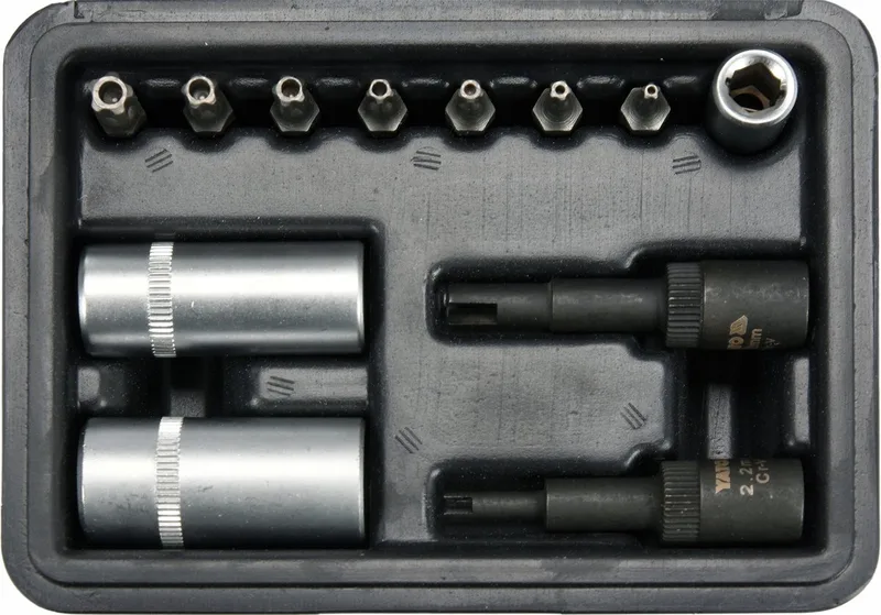 Dopsleutel en Bit Set 1/4" voor Airco Kleppen van Yato, Zwart – productafbeelding