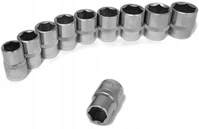 Dopsleutelset 3/8" 10-19mm Chroom-Vanadium 10 Stuks by Yato – product image