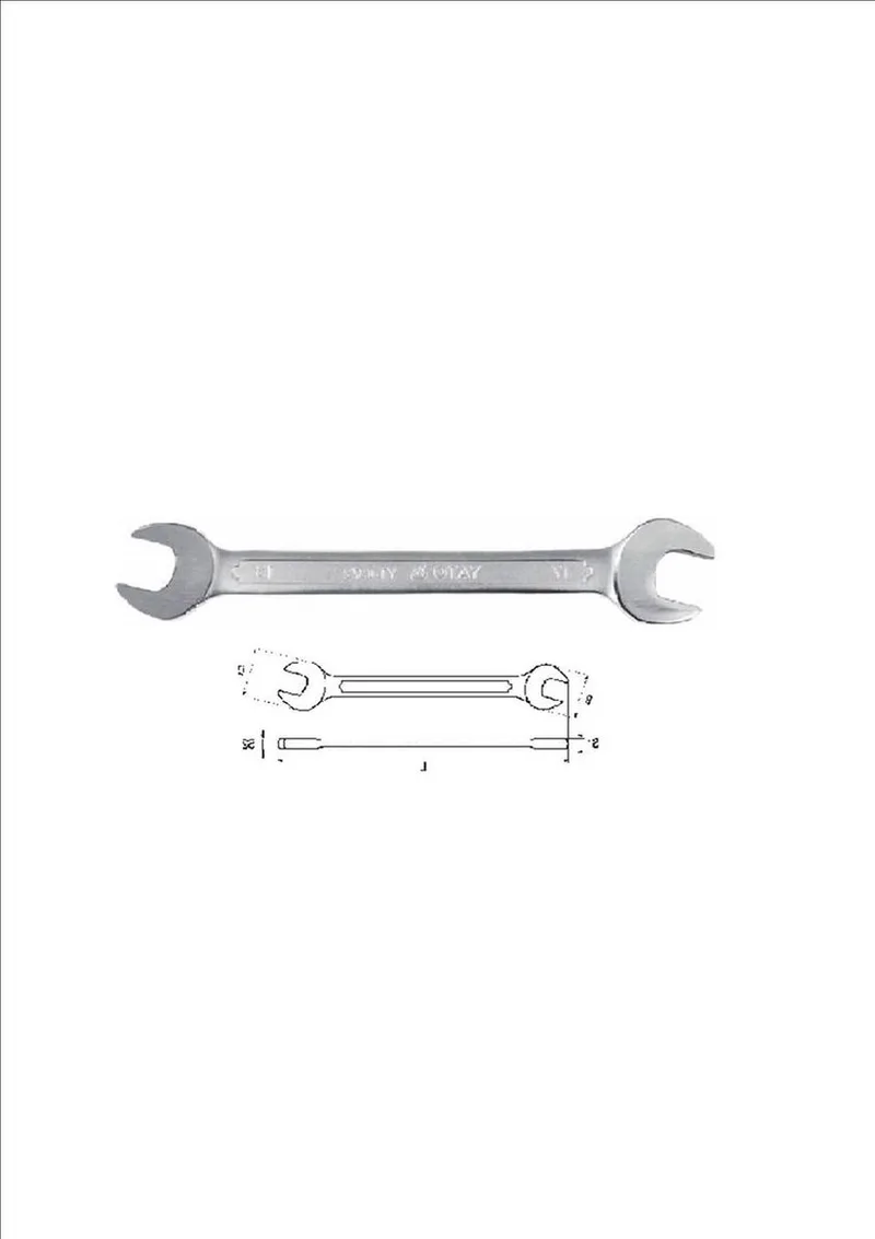 Dubbel Ringsteeksleutel 6x7mm CR-V Staal by Yato – product image